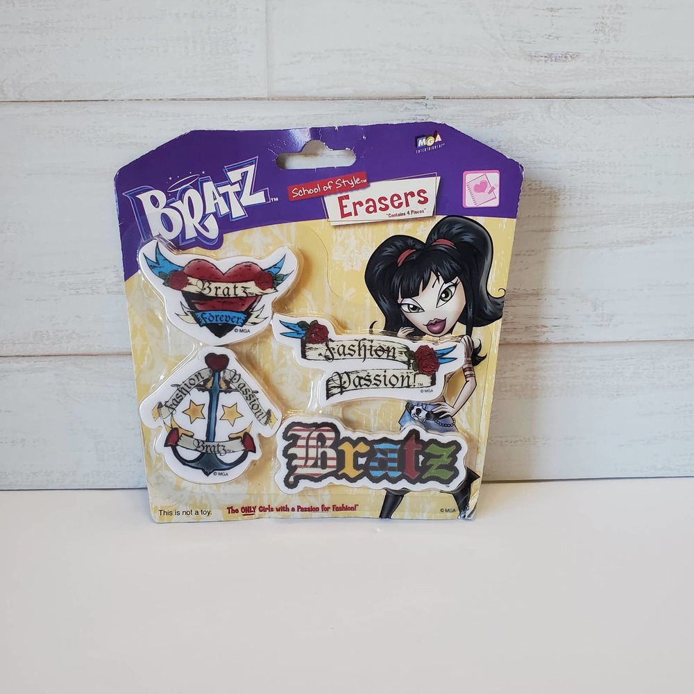 Bratz School of Style Erasers